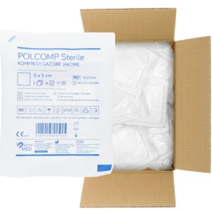 Compresă sterilă cu gaz 17N 8W 5*5cm a'3pcs-100pcs